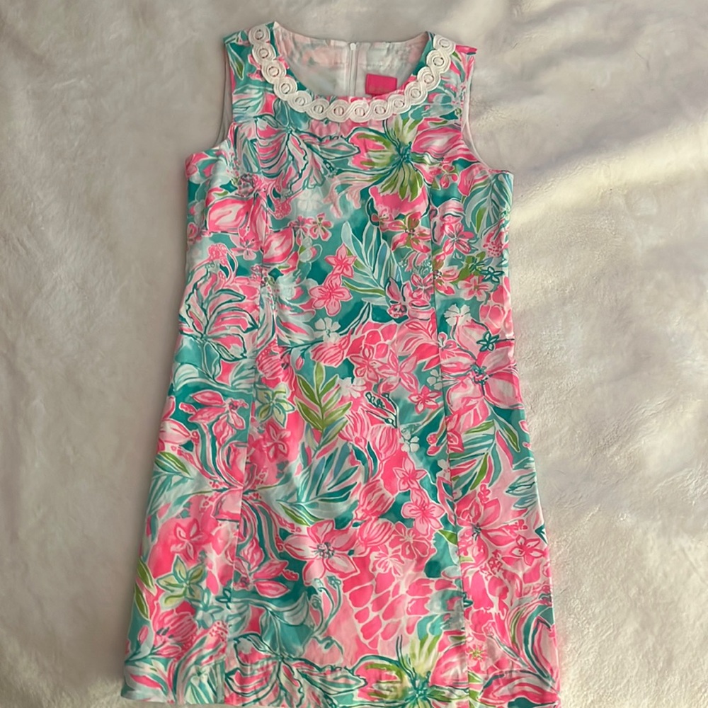 Lilly Pulitzer pink and green Spring Dress
